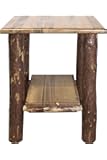 Montana Woodworks MWGCNS Glacier Country Collection Nightstand/End Table with Shelf