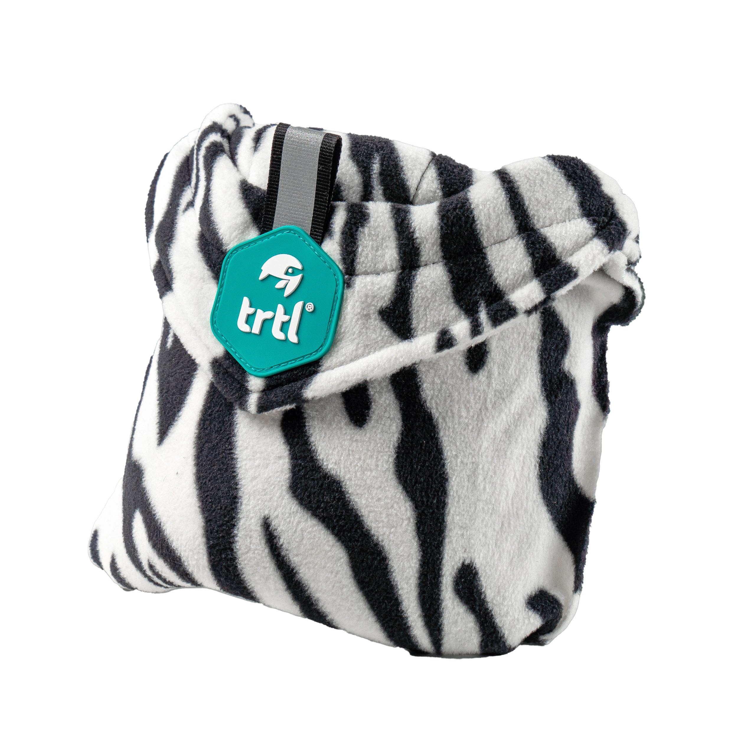 trtl Pillow Junior - Kids Travel Pillow - With Built-in Head and Neck Support - Comfortable Kids Neck Pillow for Traveling - Compact and Machine-Washable - Zebra