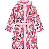 Bluey Robe For Girls, Bingo Girls Robe, Bingo Hooded Bathrobe, Fleece Kids Bathrobes