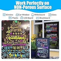 Celepen Window Chalk Markers for Cars Glass