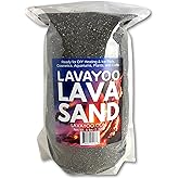 Real Lava Sand - Screened, Washed, Dried and Sanitized - Great for Heating Pads, Cooling Pads, Crafts, and Aquariums (6lb Bag)