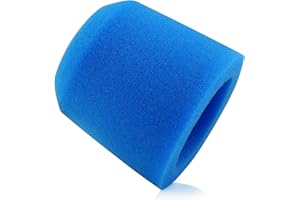LEFXMOPHY MV7 Windscreen，Mic Foam Cover Replacement for Shure MV7 MV7X Microphone Pop Filter, Blue Wind Muff