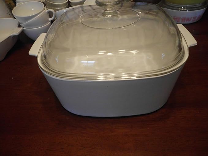 Corning Ware White Cookmates 5 Qt Dutch Oven Kitchen & Dining