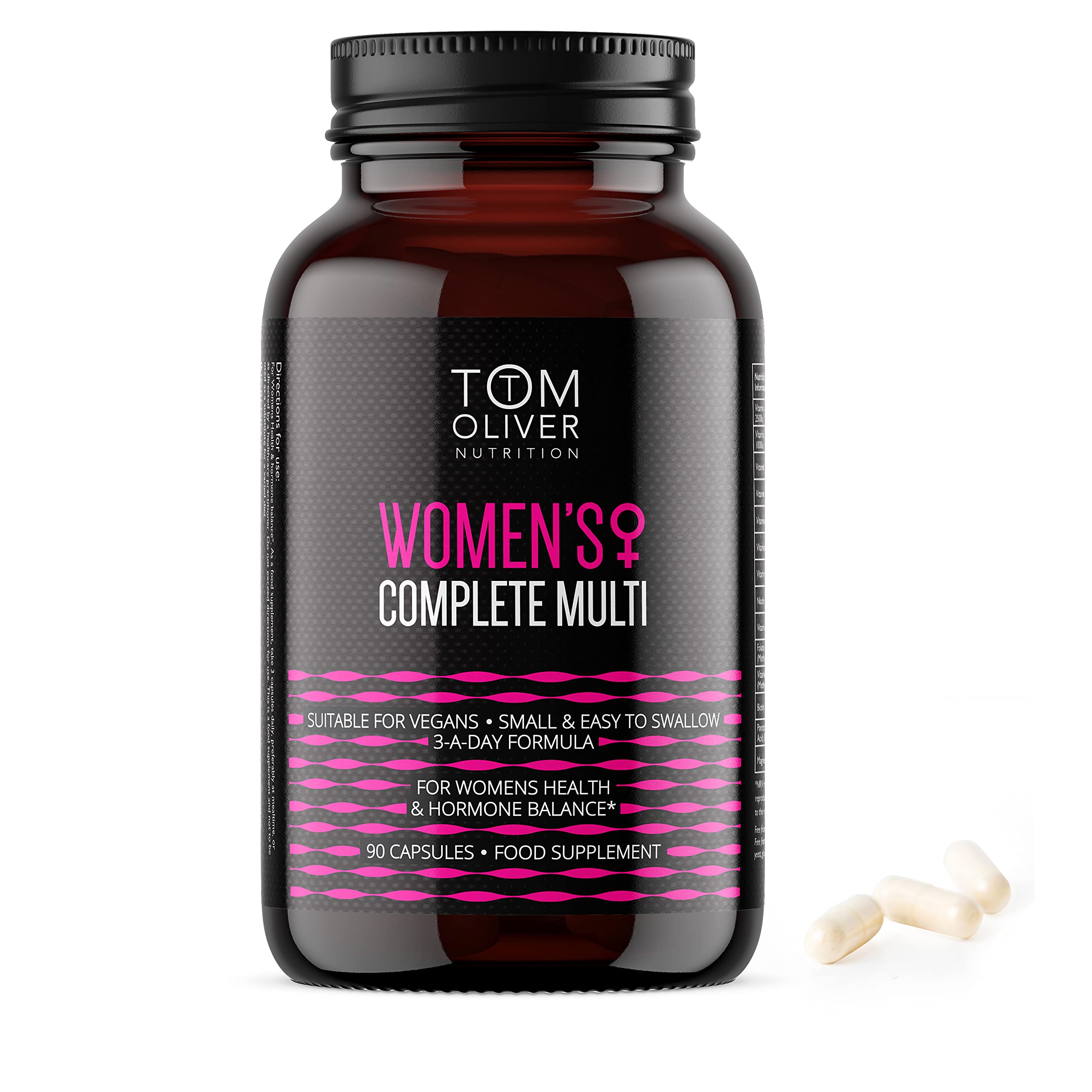 Tom Oliver Nutrition Women's Multivitamins (90 Capsules)