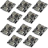 Type-C USB 5V 2A Step-Up Power Boost Converter Module Lithium Battery Charging Protection Board Module 4.2V/4.35V 10pcs