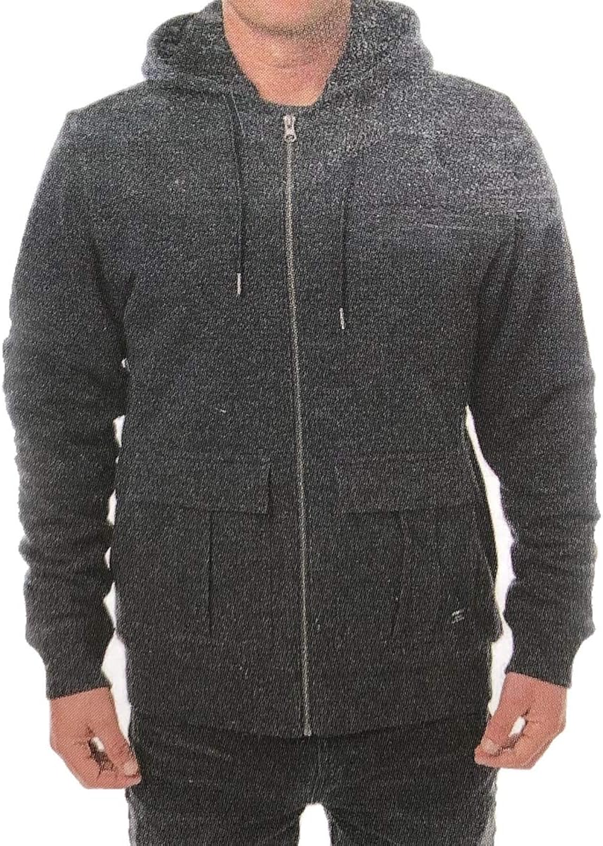mens wool lined hoodie