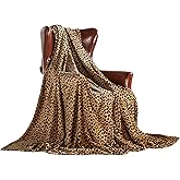 MERRYLIFE Leopard Throw Blanket Decorative Fleece Throw | Ultra-Plush Colorful Oversized | Couch Blanket Travel Lap | Queen Size(90" 90",Cheetah)