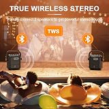 JYX Karaoke Machine 2 Wireless Mics Bluetooth Speaker Portable 5200mAh view 6