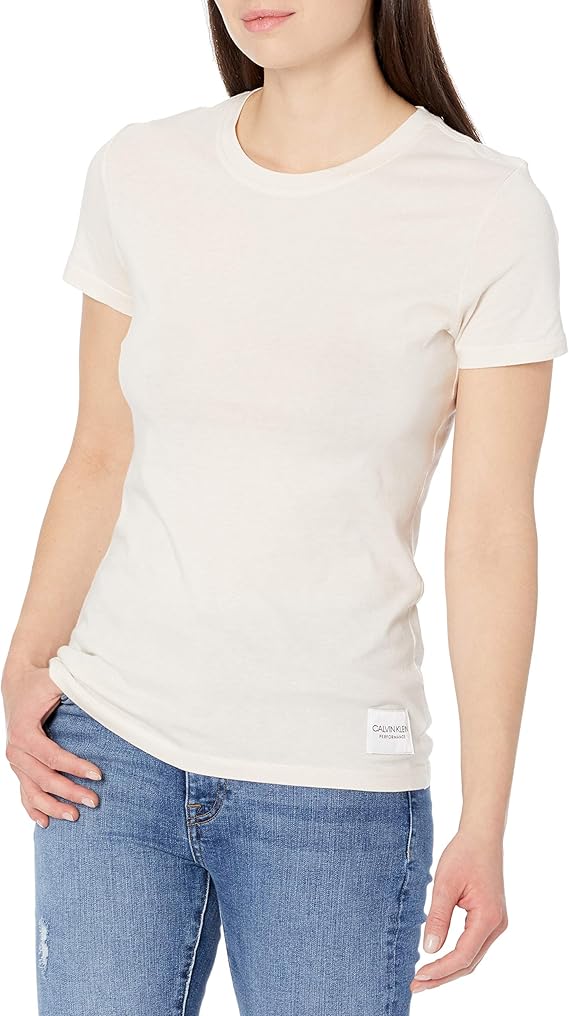 Calvin Klein Women's Premium Performance Crew Neck TShirt (Standard