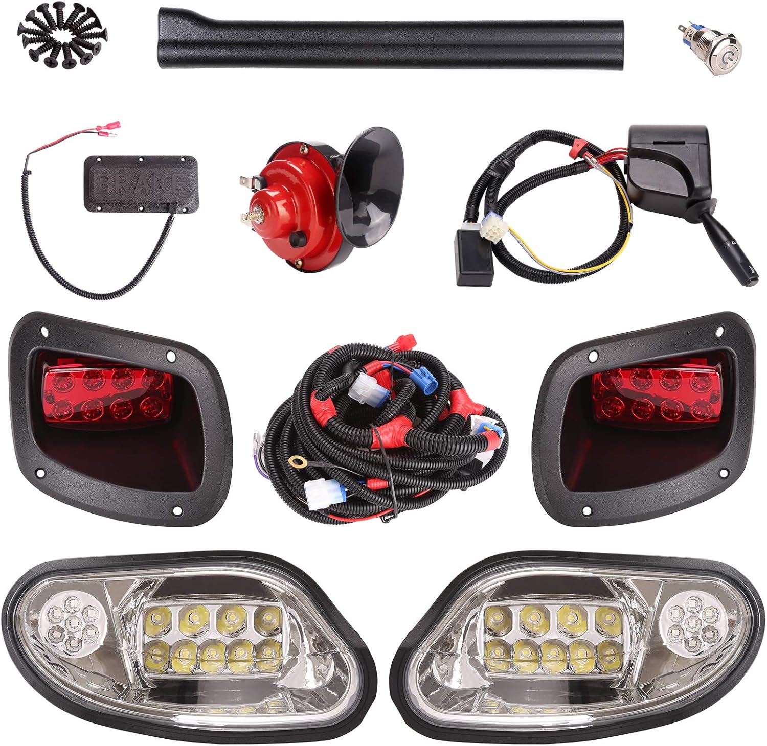 10L0L Golf Cart LED Light Kit for EZGO TXT Freedom/t48