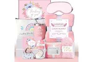 Birthday Gifts for Women, Thinking of You Gift Basket, Get Well Gifts for Women, Unique Self Care Package Relaxing Spa Gift S