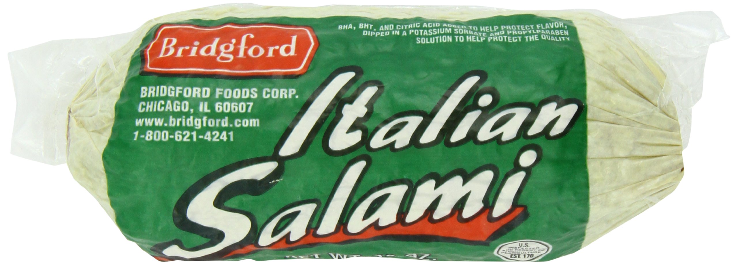 Bridgford Italian Salami, 12Ounce Chubs (Pack of 4) Buy Online in