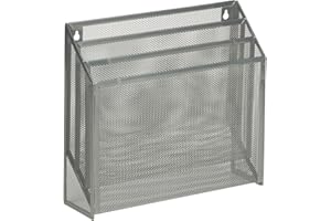 Honey-Can-Do OFC-03305 Vertical File Sorter Bin, 3.5 x 12.5 x 11.5", Silver