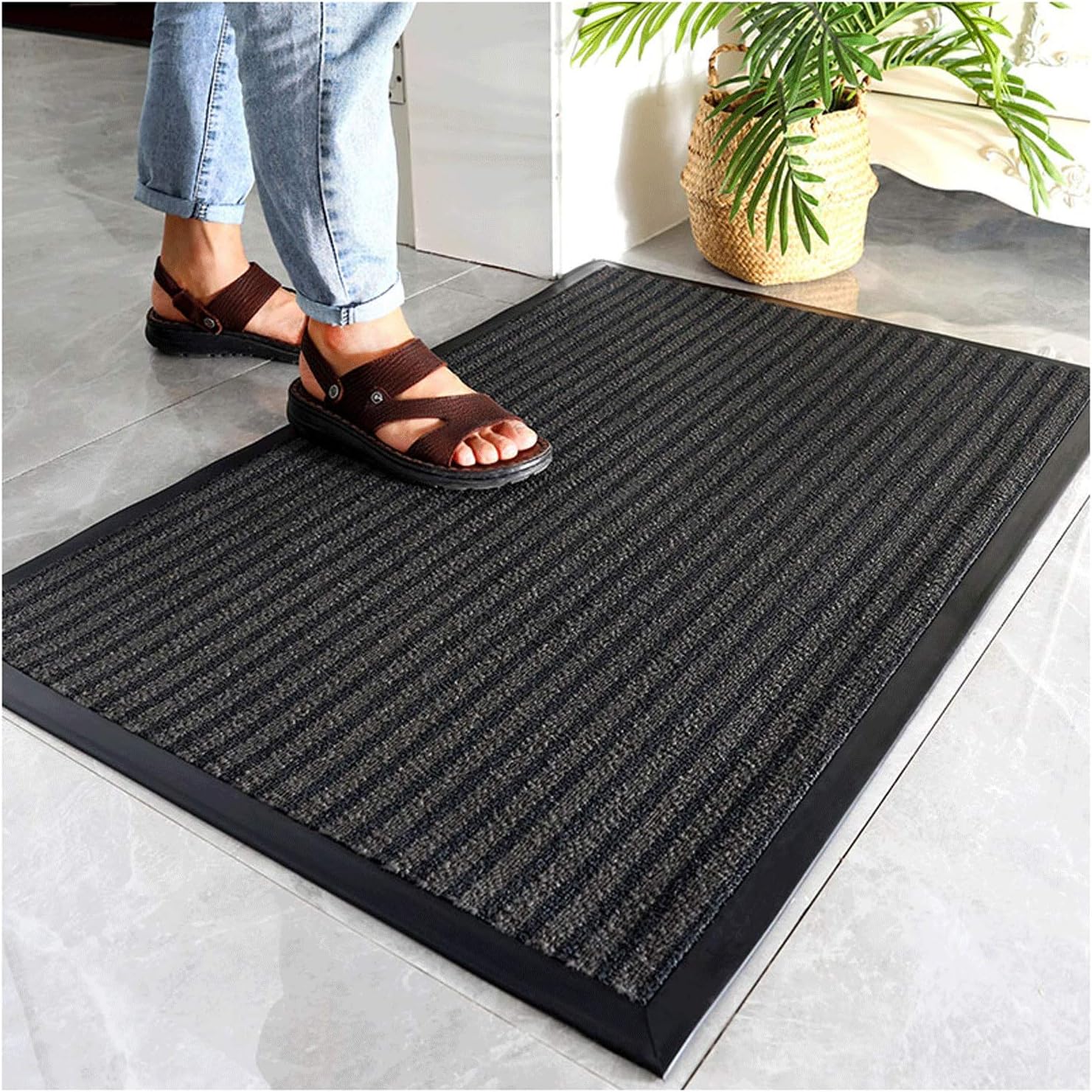 Electric oven Tapete de Barrera Tapete de Puerta Antideslizante Tapetes