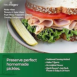 Mrs. Wages Bread and Butter Pickles Quick Process