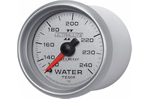 Auto Meter 4932 Ultra-Lite II 2-1/16" 120-240 Degree F Mechanical Water Temperature Gauge