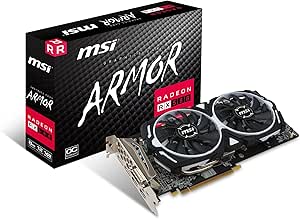 MSI VGA Graphic Cards RX 580 ARMOR 8G OC