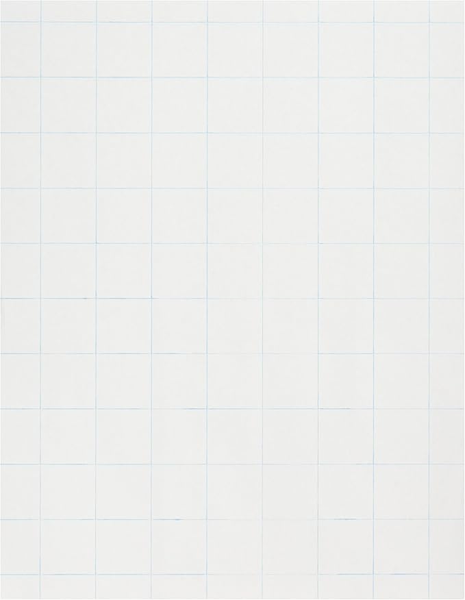 School Smart85280 Double Sided Graph Paper with in Ruler