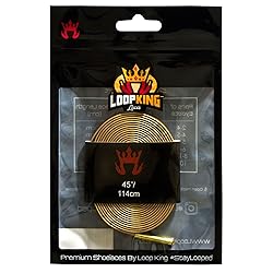 Loop King Laces - Premium Gold Flat Leather Shoe