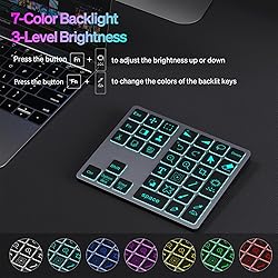 Doohoeek Bluetooth Shortcut Keyboard for Adobe