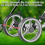 Caddytek Explorer V8 Golf Push Cart Unisex Silver 2-Stage Fold view 4