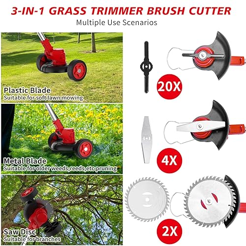 Electric Weed Eater Cordless Weed Wacker Battery Powered