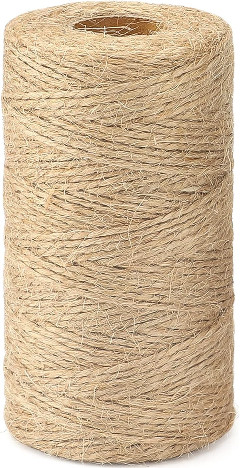 G2PLUS Jute String Twine 1.5mm 100m Natural Garden Rope 2 Ply for DIY Craft