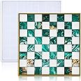 NiArt Chess Mold for Resin Casting 12.4"x12.4" Board Soft Silicone 3D Art DIY Crafts Making Kit Epoxy UV Plaster Glossy Tray Holder Home Decor Restaurant School Office Ornament Jewelry Agate Coaster