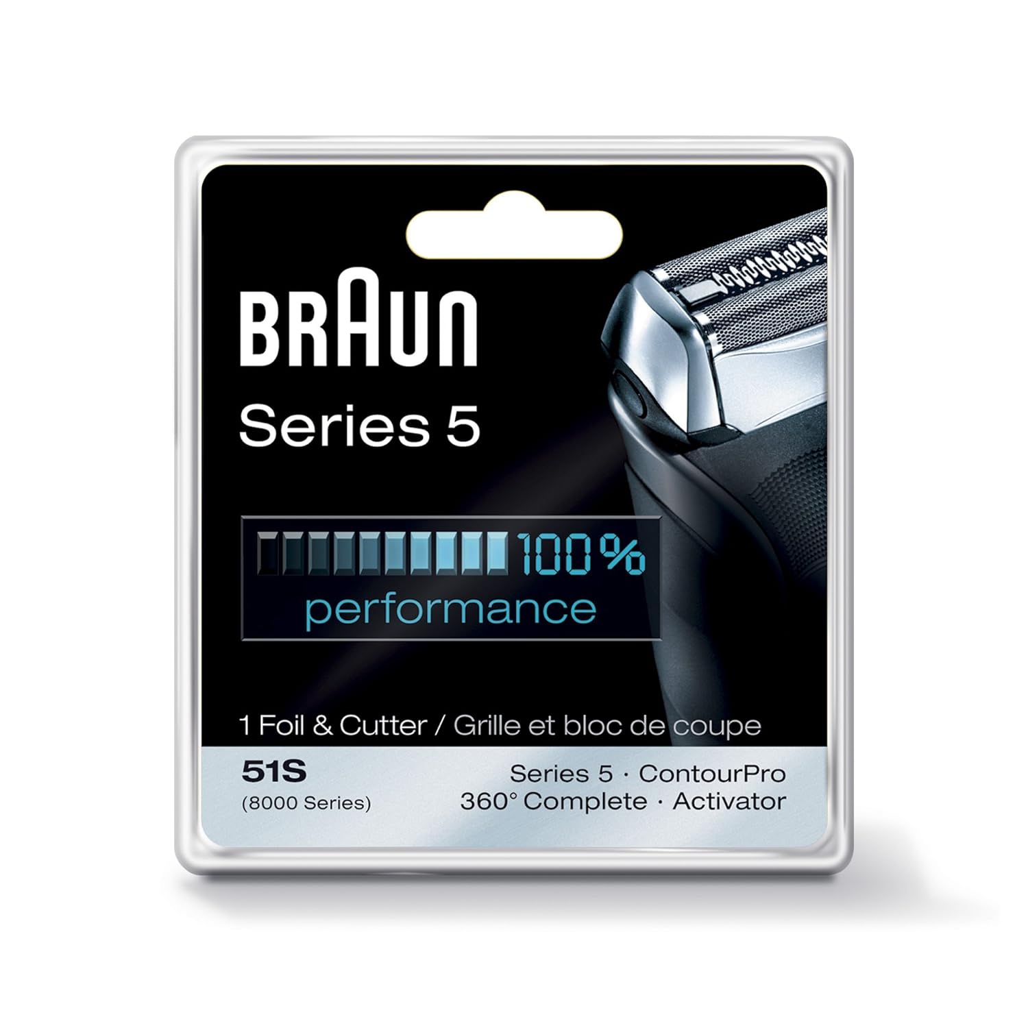 Braun Series 5 51S Foil & Cutter Replacement Head Silver eBay