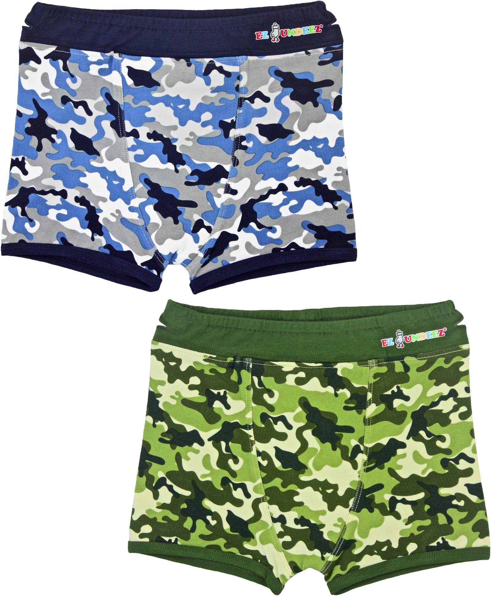 Boys Boxers Toddler Training Underwear with EZ Pull up Handles, Tag Less