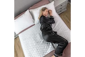 HYGGE SUPPLIES Hygge Sheets®️ Organic Washable Incontinence Bed Pads with Tucks - 100% Waterproof Reusable Mattress Protector Underpads - Rayon derived from Bamboo - Queen