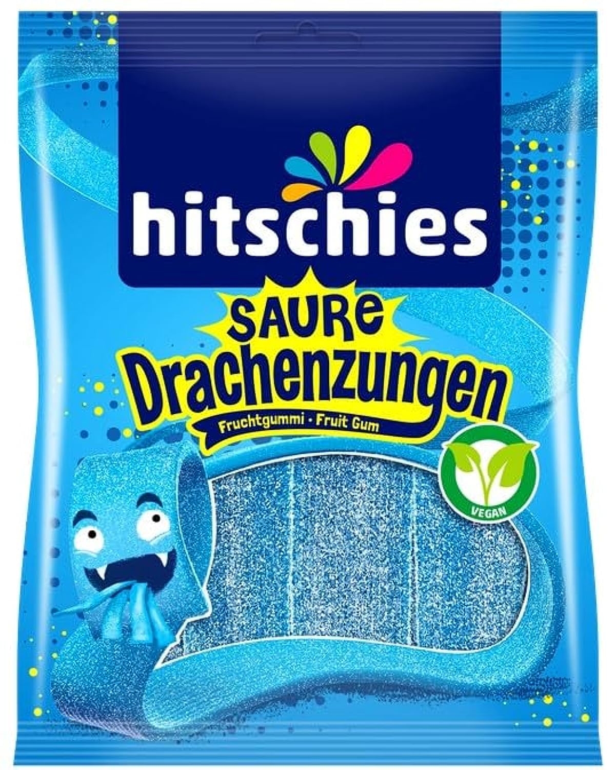 Hitschies Fruchtgummi, Saure Drachenzungen, 125 g
