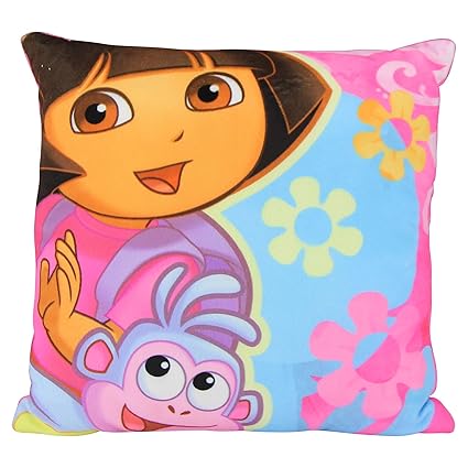 Kids Square Couch Throw Pillow Dora The Explorer Amazon In