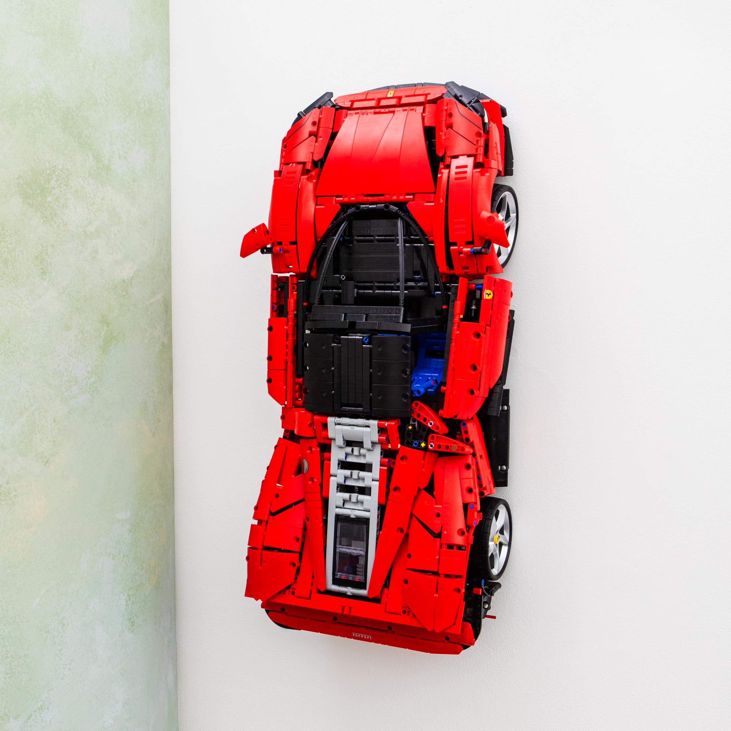 Brickify Wall Mount Hook Compatible with Lego Ferrari Daytona SP3 42143 – Secure Display for Technic Model Kits - Car NOT Included
