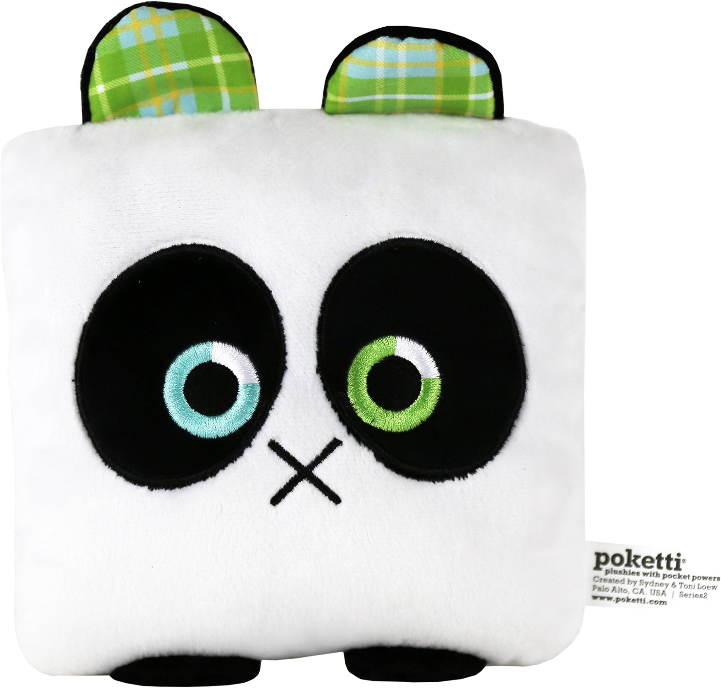POKETTI Plushies with Pocket Powers Series2 - Plush Toy Panda Bear - Frankie The Panda