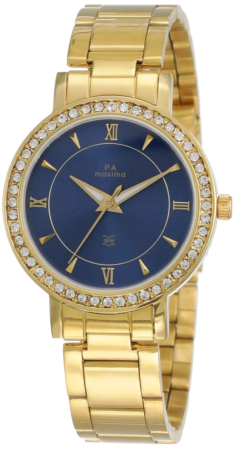 Buy Maxima Analog Blue Dial Women's Watch51764CMLY at Amazon.in