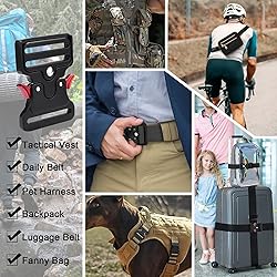 CooBigo 2" Metal Tactical Buckle Tactical Duty Belt