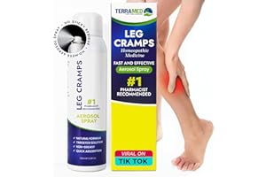TERRAMED JUST THINK COMFORT Fast Acting Leg Cramp Relief Aerosol Spray | Pain Relief for Muscle Spasms, Soreness, & Foot and Calf Cramps | Homeopathic Medicine for Restless Legs Syndrome Relief