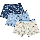 Disney Stitch Character Prints Men's 3-Pack Boxer Briefs