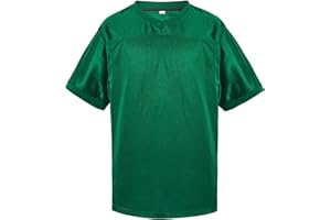 BABYHEALTHY Mens Blank Football Jersey Custom Plain Hip Hop Hipster Tshirts Soccer Sports Active Tee