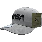 Rapid Dominance NAS5-WO-GRY Worm NASA Deluxe Cap; Gray - One Size