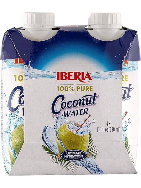 IBERIA 100% NATURAL COCONUT WATER 11.1 OZ (PACK OF 4)