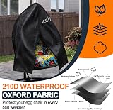 Icetimer Egg Chair Cover - Waterproof, Windproof, Heavy Duty 190x115cm view 3