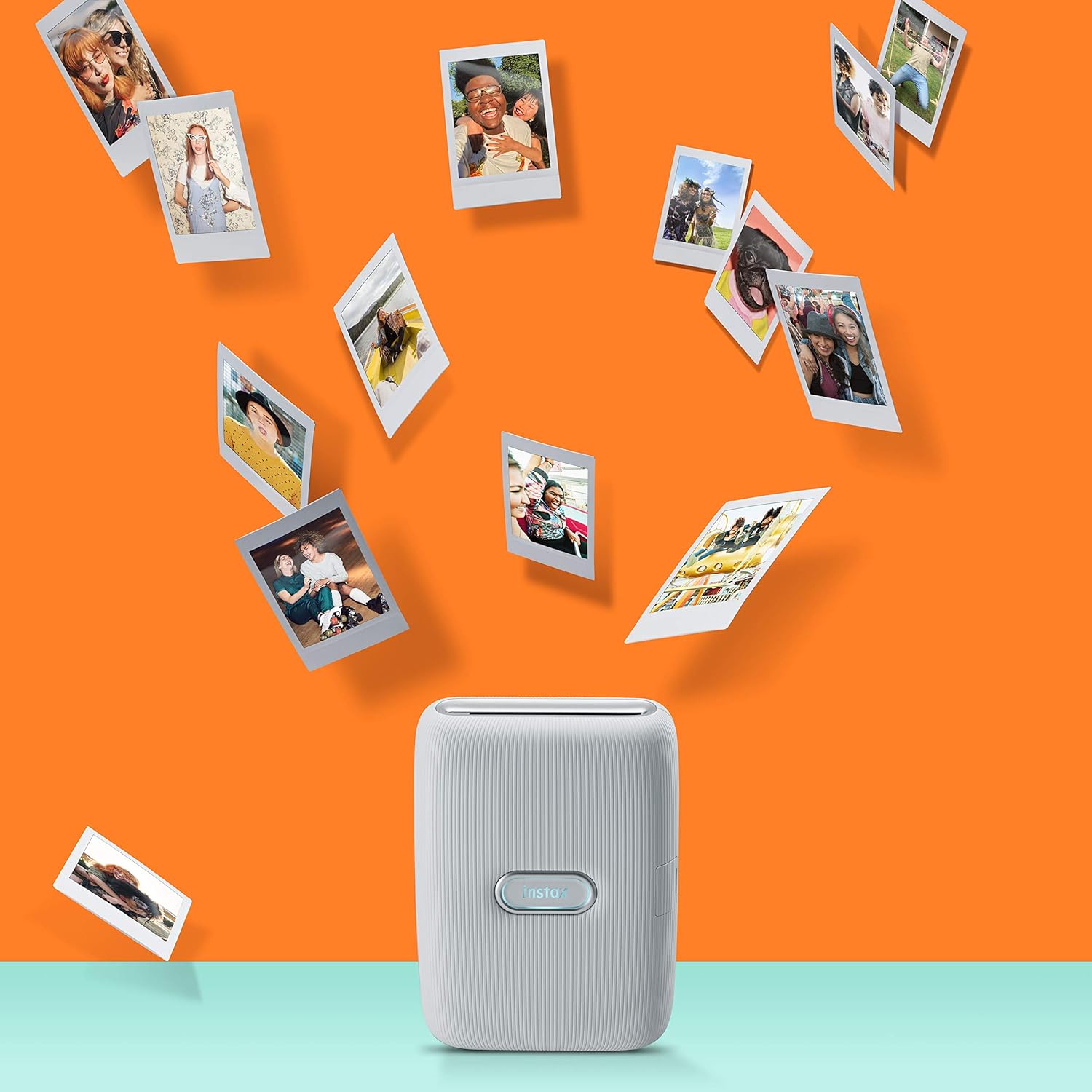 Fujifilm Instax Mini Link Smartphone Printer - Ash White : Camera & Photo