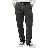 Silver Jeans Co. Mens Relaxed Fit Straight Leg, Utility Jeans