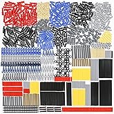 AIMATRIX 884pcs Technic Parts-Pin-Connector-Axle Compatible with L Brands, Technic-Tooth-Chain-Link-Bush Etc. MOC Replacement