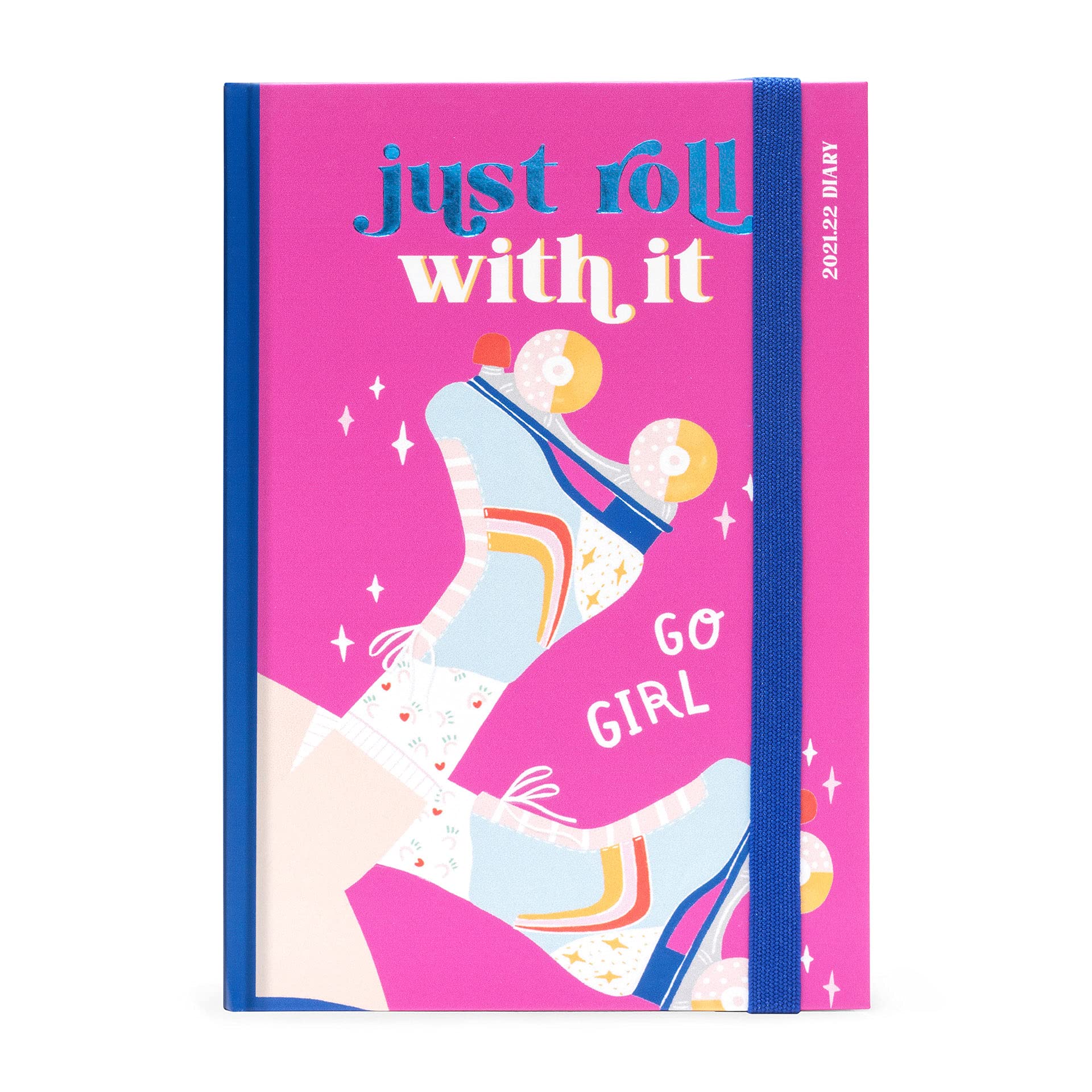 Legami - Daily Diary 16 Months 2021/2022, Medium, Roller Skates