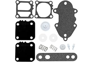 JLM MARINE 857005A1 Fuel Pump Diaphragm Kit for Mercury Mariner and for Force 30-275 HP Outboard Engines Check Valve 21-43990A10 18-7817