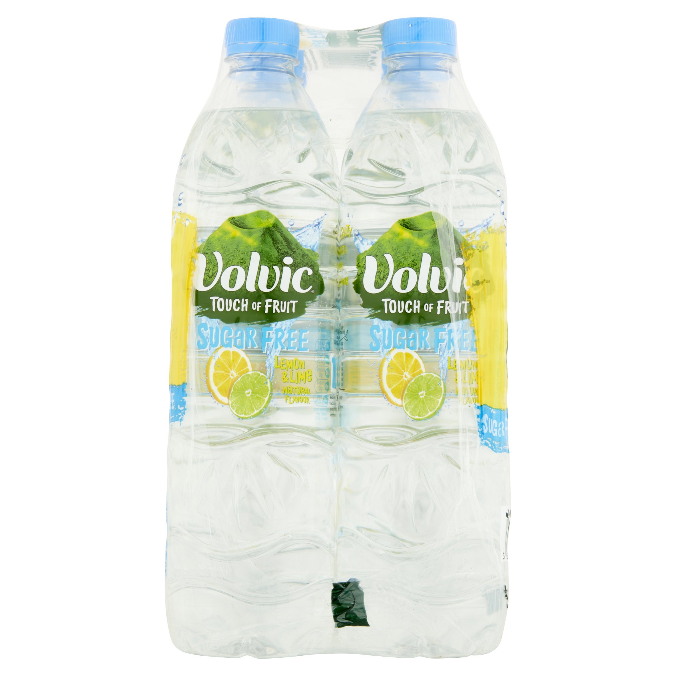 Volvic Touch of Fruit Sugar Free Lemon and Lime Flavoured Water Bottles
