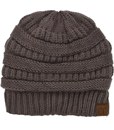 Unisex Chunky Cable Knit Soft Stretch Beanie with Sherpa Lining Unisex Chunky Soft Stretch Cable Knit Warm Fuzzy Lined  main image 4